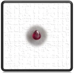 LGR12000A-1.6ct Pear Shaped Natural Ruby.