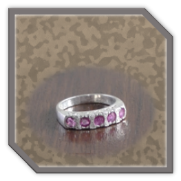 LR05000A-Sterling Silver Ruby Ladies Ring.