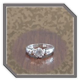 LR00200A-Sterling Silver Cubic Diamond Ladies Ring.