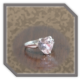 LR00180E-Sterling Silver Cubic Ladies Ring.