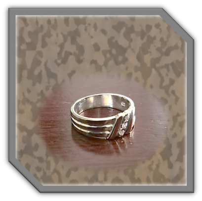 LR00200B-Sterling Silver Diamond Ladies Ring