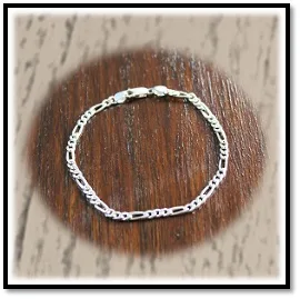 BB00100B-Sterling Silver Chain Bracelet.